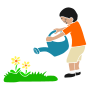 Watering  Stencil