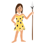 Cavewoman Stencil