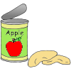 Canned apples