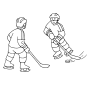 Hockey Pass  Outline