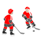 Hockey Pass  Stencil