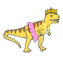 Dinosaur Princess Picture