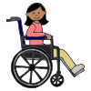 Girl in Wheelchair Picture