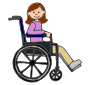 Girl in Wheelchair Picture