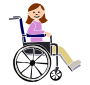 Girl in Wheelchair Stencil