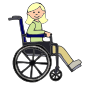 Girl in Wheelchair Picture