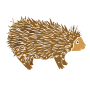 Porcupine Stencil