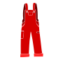 Overalls Stencil