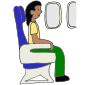 Seat on a Plane