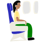 Seat on a Plane