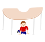 Under Table  Stencil