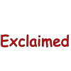 Exclaimed