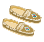 Moccasin Stencil