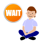 Wait Stencil