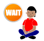 Wait Stencil