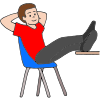 Feet on Table