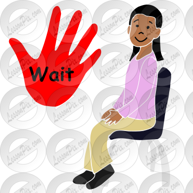 Wait Stencil