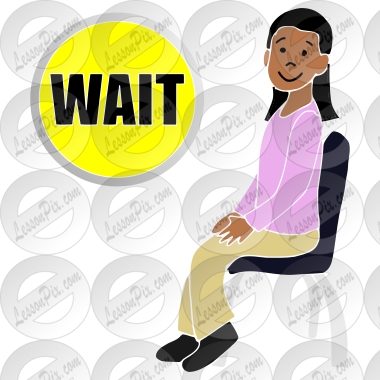 Wait Stencil