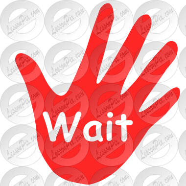 Wait Stencil