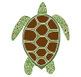 Sea Turtle  Stencil