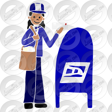 Mail Carrier  Stencil
