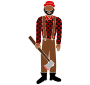 Lumberjack Stencil