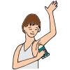 Apply deodorant on both sides