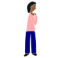 Twist with Arms Crossed