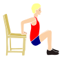 Chair Push-Ups Stencil