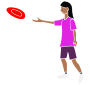 Frisbee  Stencil