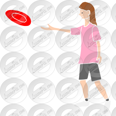 Frisbee Stencil