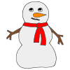 Worried Snowman Picture