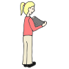 Hold Laptop