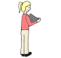 Hold Laptop