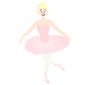 Ballerina Stencil