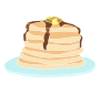 Pancakes Stencil