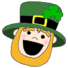 Excited Leprechaun Picture