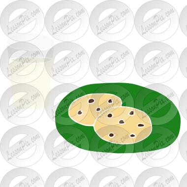 Milk and Cookies Stencil