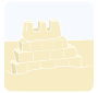 Sandcastle Stencil