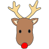 The+reindeer+with+a+red+nose+is+________. Picture