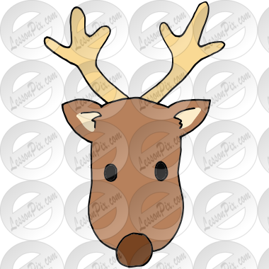 Brown Nose Reindeer
