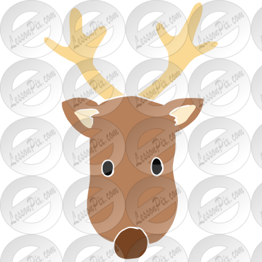Brown Nose Reindeer