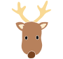 Brown Nose Reindeer