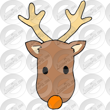 Orange Nose Reindeer