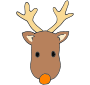 Orange Nose Reindeer