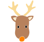 Orange Nose Reindeer