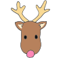Pink Nose Reindeer