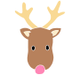 Pink Nose Reindeer