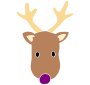 Purple Nose Reindeer