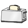 The+toast+is+_______+the+toaster. Picture
